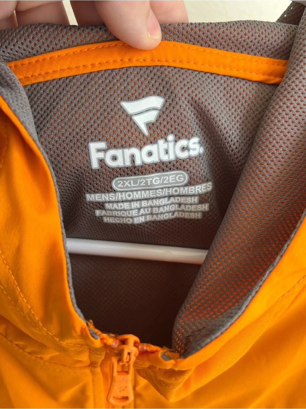 Fanatics Orange/White/Gray Tennessee Pullover Jacket